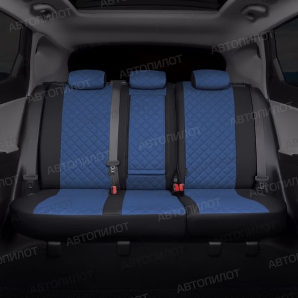 Чехлы Автопилот Экокожа Ромб на Fiat Albea 2002-2012 г.в. Чехлы Автопилот Экокожа Ромб на Fiat Albea 2002-2012 г.в.