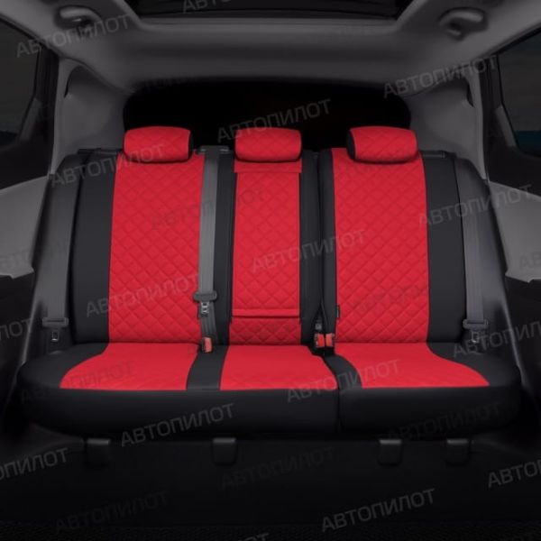 Чехлы Автопилот Экокожа Ромб на Fiat Albea 2002-2012 г.в. Чехлы Автопилот Экокожа Ромб на Fiat Albea 2002-2012 г.в.