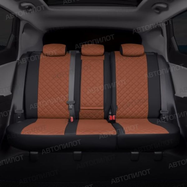 Чехлы Автопилот Экокожа Ромб на Fiat Albea 2002-2012 г.в. Чехлы Автопилот Экокожа Ромб на Fiat Albea 2002-2012 г.в.