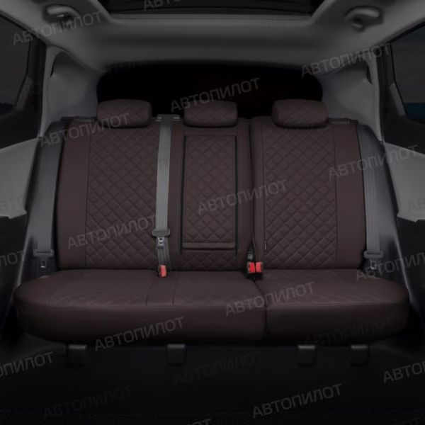 Чехлы Автопилот Экокожа Ромб на Fiat Albea 2002-2012 г.в. Чехлы Автопилот Экокожа Ромб на Fiat Albea 2002-2012 г.в.