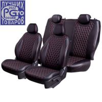 Чехлы Премиум Экокожа Байрон Ромб на ВАЗ 2107 (1982-2012) Чехлы Премиум Экокожа Байрон Ромб на ВАЗ 2107 (1982-2012)