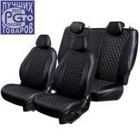 Чехлы Премиум Экокожа Байрон Ромб на ВАЗ 2107 (1982-2012) Чехлы Премиум Экокожа Байрон Ромб на ВАЗ 2107 (1982-2012)