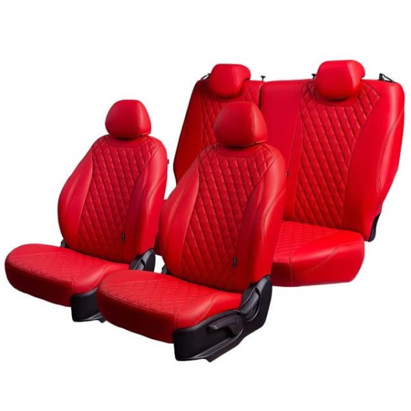 Чехлы Премиум Экокожа Байрон Ромб на ВАЗ 2107 (1982-2012) Чехлы Премиум Экокожа Байрон Ромб на ВАЗ 2107 (1982-2012)